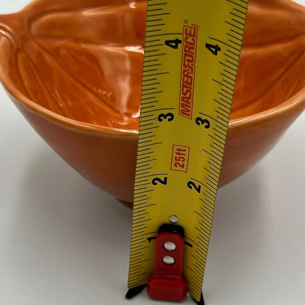 Threshold Pumpkin Candy Dish Unisex Small Orange Brand New Stoneware Fall Decor